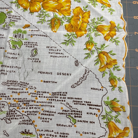 Vintage Souvenir Handkerchief - Picture 5 of 6